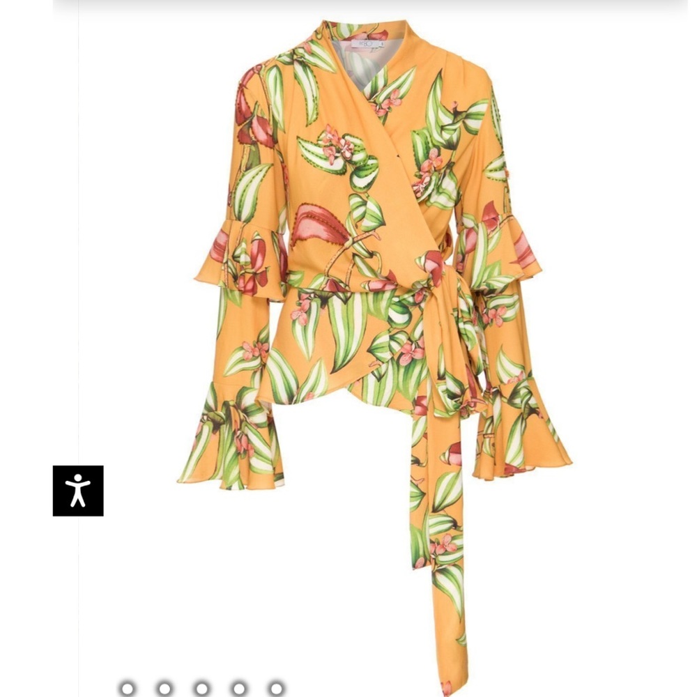 PatBo Zebrina Wrap Top